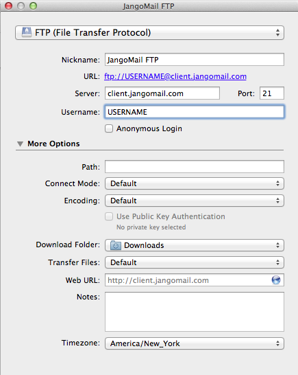 Getting started with FTP – JangoMail Help